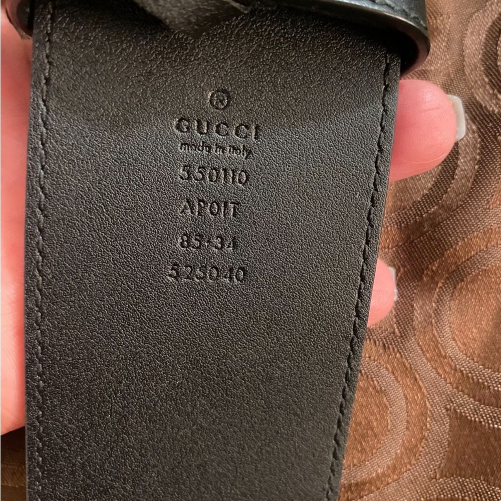 Gucci Extra Wide Crystal GG Marmont Belt. - Picture 4 of 7